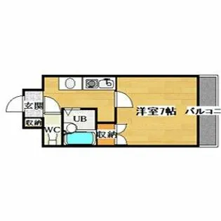 パークモダン高井田【6階】の間取り