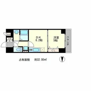 セオリー京都アビテD.C.【2階】の間取り