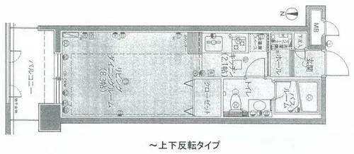 チサンマンション植物園【5階】の間取り
