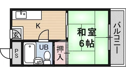 ラシャンブル【3階】の間取り