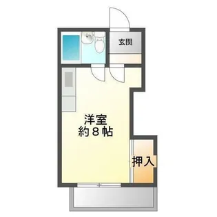 パール旭【D号室】の間取り