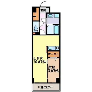 S-FORT北千種【2階】の間取り