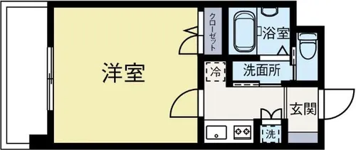 サヴォイブロンズガーデニア【5階】の間取り