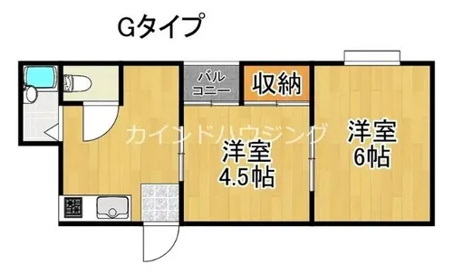 ロイヤル西加賀屋【5階】の間取り
