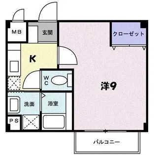 スカイハイツ【2階】の間取り