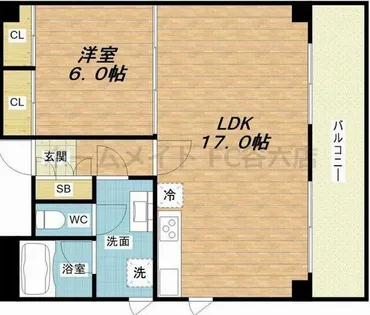アプリコ【4階】の間取り