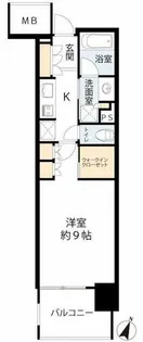 パークアクシス本町【13階】の間取り