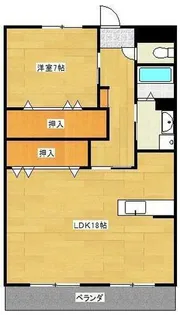 サンヒルズ花畑【2階】の間取り