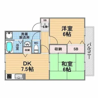 エトワールM【2階】の間取り