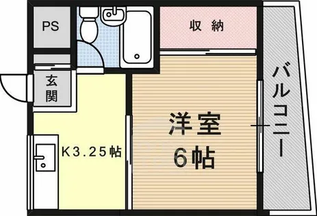 サニーハイツ【2階】の間取り