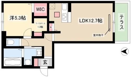 ミーテ【1階】の間取り