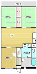 光風ハイツ【3階】の間取り