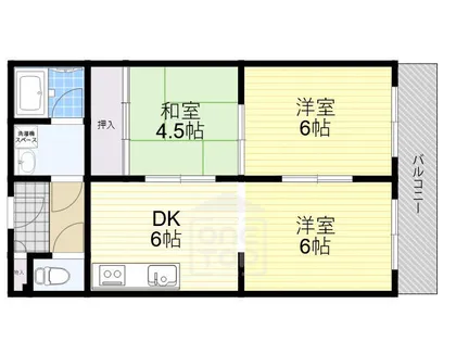 ハイツ山田【3階】の間取り