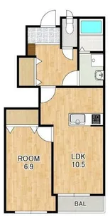 滋賀県大津市稲津2丁目【アパート】の間取り