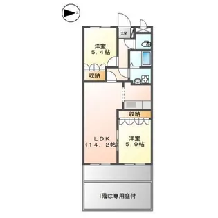 グランチェスタ・ノース【1階】の間取り