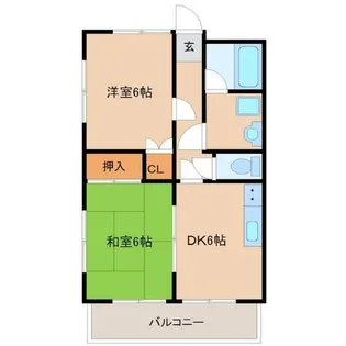 兵庫県尼崎市口田中1丁目【マンション】の間取り