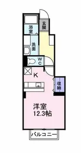 クラールコート【1階】の間取り