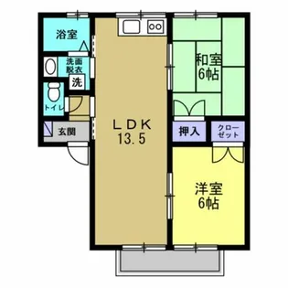 リザ・エトワール【102号室】の間取り