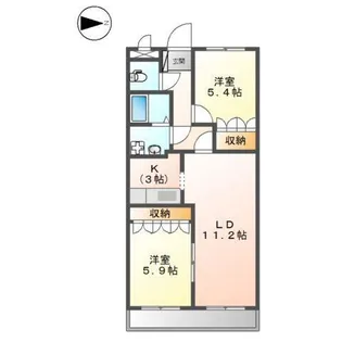 プロニティハウス【1階】の間取り
