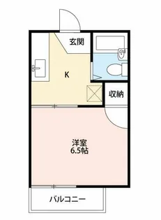 ヴィラ白鳥【105号室】の間取り