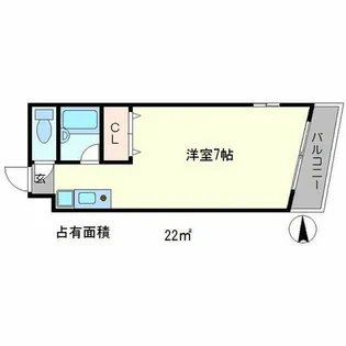 グランドワン【2階】の間取り