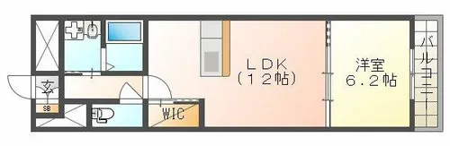 アンソレイユⅠ【3階】の間取り