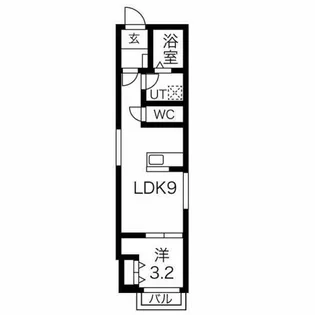 セレンディピティ本陣【1階】の間取り