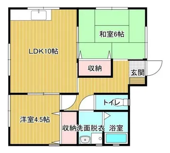 ラフィーネ桂川【502号室】の間取り