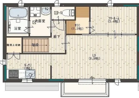 グランツ【201号室】の間取り