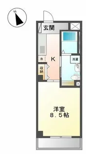 ボンバーニ【303号室】の間取り