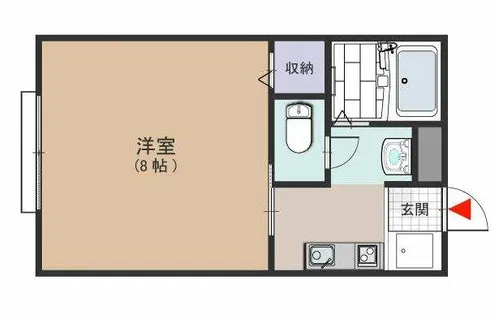 サングリエ【1階】の間取り
