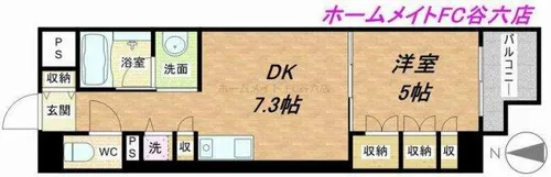 セイワパレス大手通【13階】の間取り
