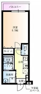 フジパレス針中野湯里【3階】の間取り