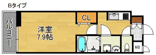 コータコート【3階】の間取り