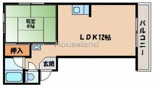 FKマンション【303号室】の間取り