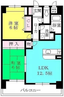 グランボヌール【4階】の間取り