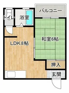 池下マンションⅡ【32号室】の間取り