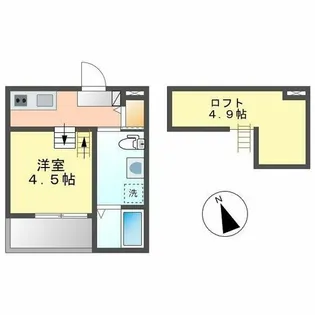 Tom’s tenement 3【203号室】の間取り