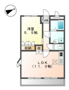 マルベリー【1階】の間取り