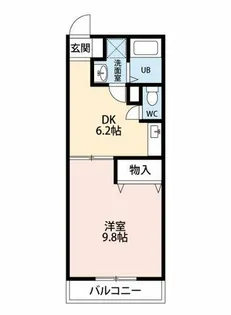 ドエルマルシェD棟【1階】の間取り