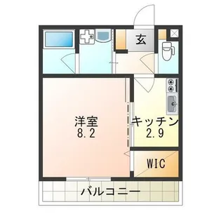 アリーバ古室【1階】の間取り