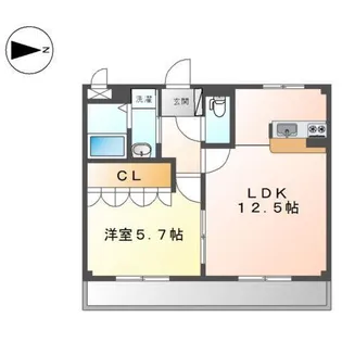 ルピナス ネオコート【1階】の間取り