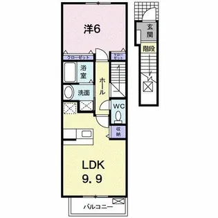 ローレル藤沢【2階】の間取り