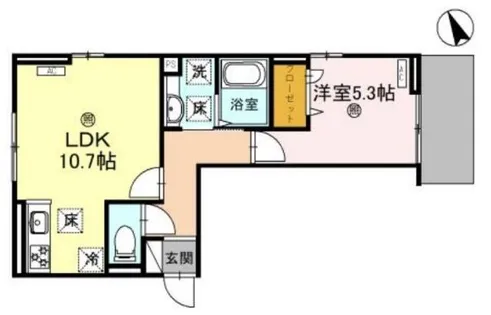 D’s駅南大路【1階】の間取り