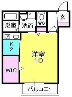 アイエフハイツ水波町Ⅴ【203号室】の間取り