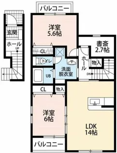 マノワール青木【G号室】の間取り