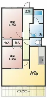リヴィエール【1階】の間取り