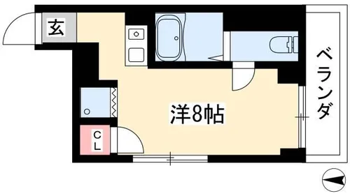 ドール丸の内【2階】の間取り