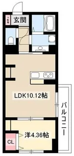 Serena NAKAMACHI【3階】の間取り