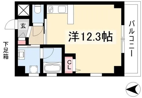 シャトレ【2階】の間取り